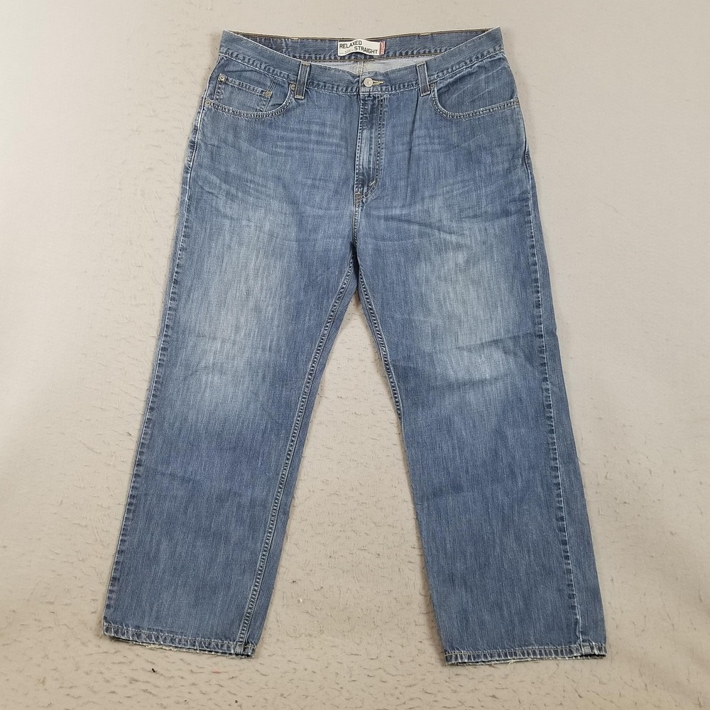 Levis 559 Relaxed Straight Jeans Mens 40x30 Blue Medium Wash Denim Pants